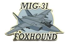 USSR Mig-31 Foxhound Fighter Jet Plane 1 1/2 inch pin EE62712 F6D32K picture