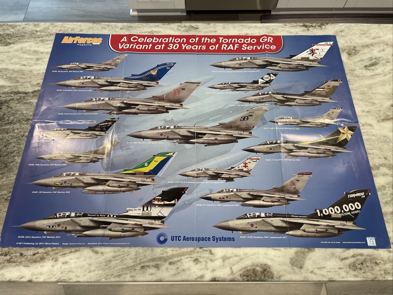 RAF Tornado Air Forces Magazine Poster