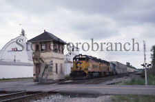 Original RR slide- Chessie System #6135 passing tower @ NOVA OH; 7/17/1988 picture