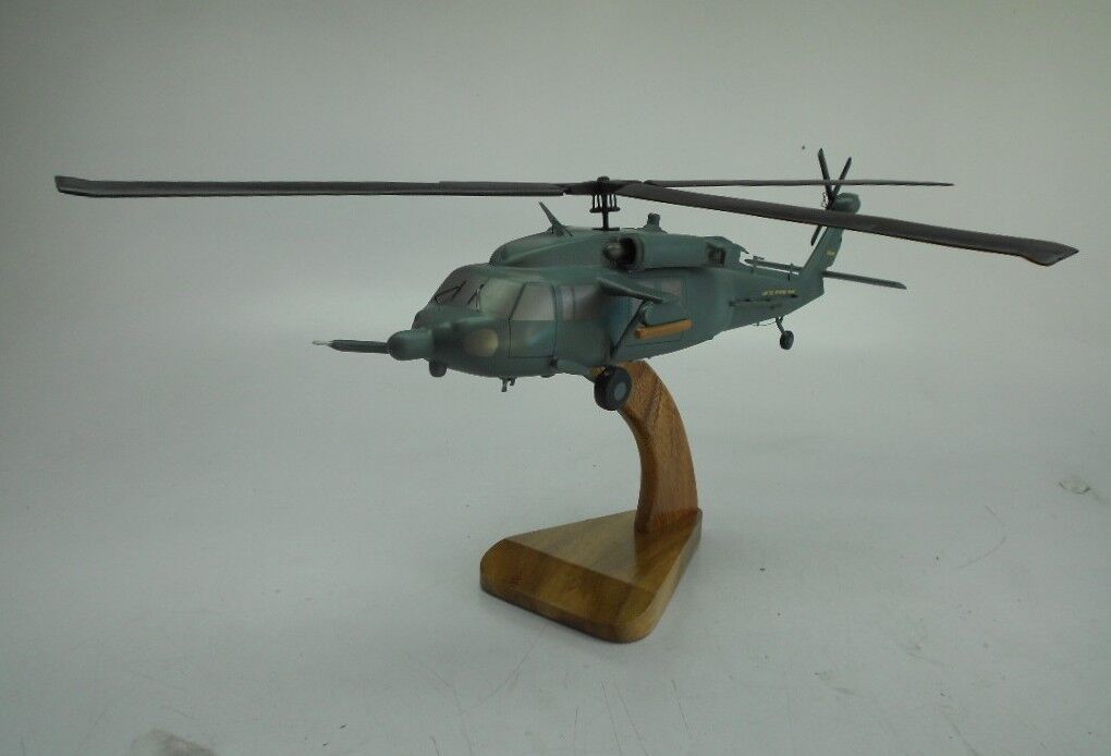 MH-60-L DAP Black Hawk Sikorsky MH60 Helicopter Kiln Dry Wood Model Small New