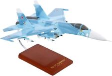 Russian Sukhoi SU-27 Flanker Desk Top Display Jet Fighter 1/48 Model ES Airplane picture
