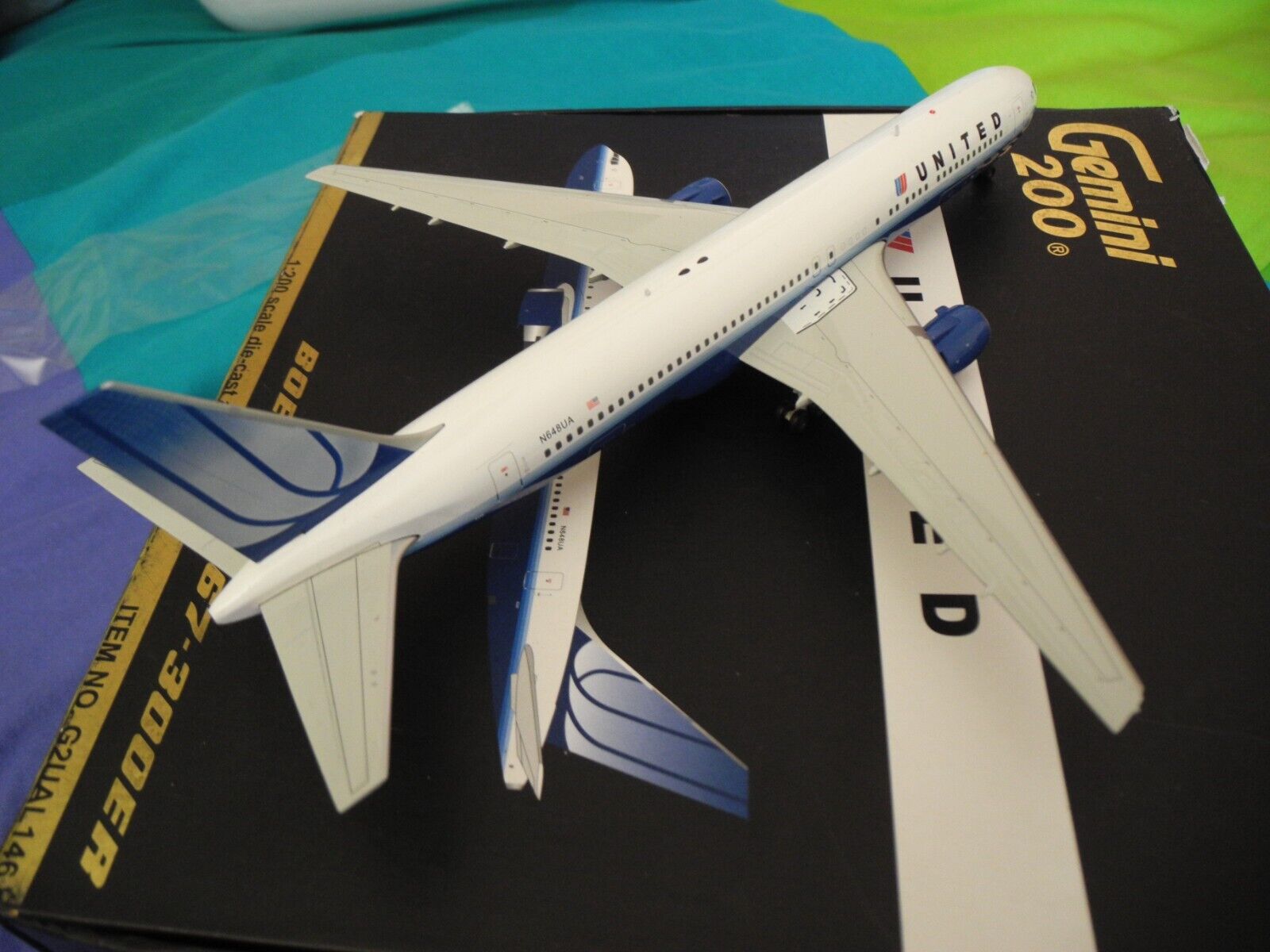 Very Rare Gemini Jets 200 Boeing 767-200 UNITED, 1:200, Hard to Find, RARE 2009