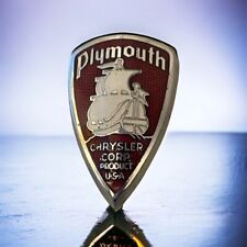 1938 Plymouth Emblem Badge Grille Mounted Mayflower 2