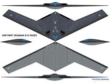 2023 Northrop Grumman NEW Metal Sign: B23 Raider Bomber, All Views picture