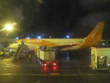 Photo 6x4 Edinburgh Airport - the apron at night An easyJet Airbus A319 [ c2018 picture