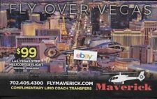 MAVERICK HELICOPTER AEROSPATIALE SA-365 DAUPHIN 2 FLY OVER LAS VEGAS AD picture