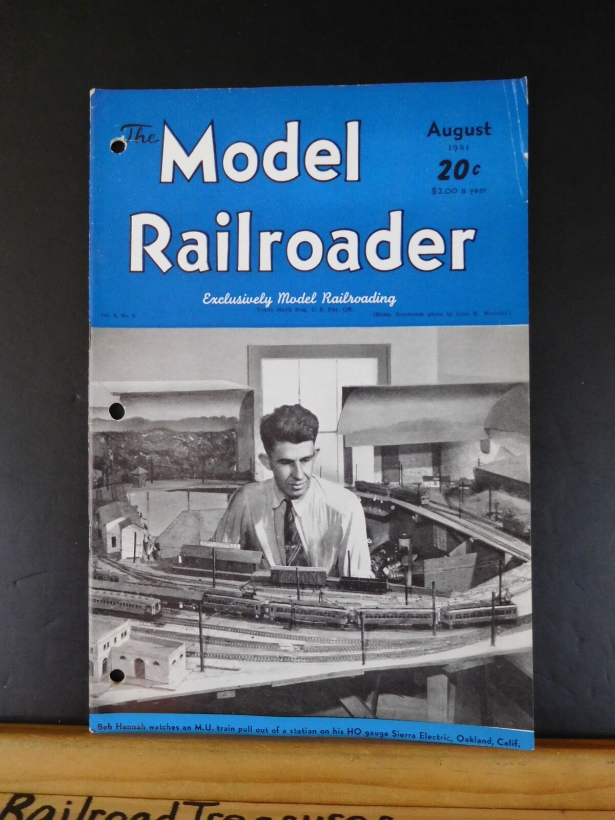 Model Railroader Magazine 1941 August Street scenery Build USRA Mikado Trolley s