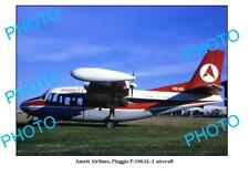 OLD 8x6 PHOTO ANSETT AIRLINES PIAGGIO P-166AL-1 AIRCRAFT picture