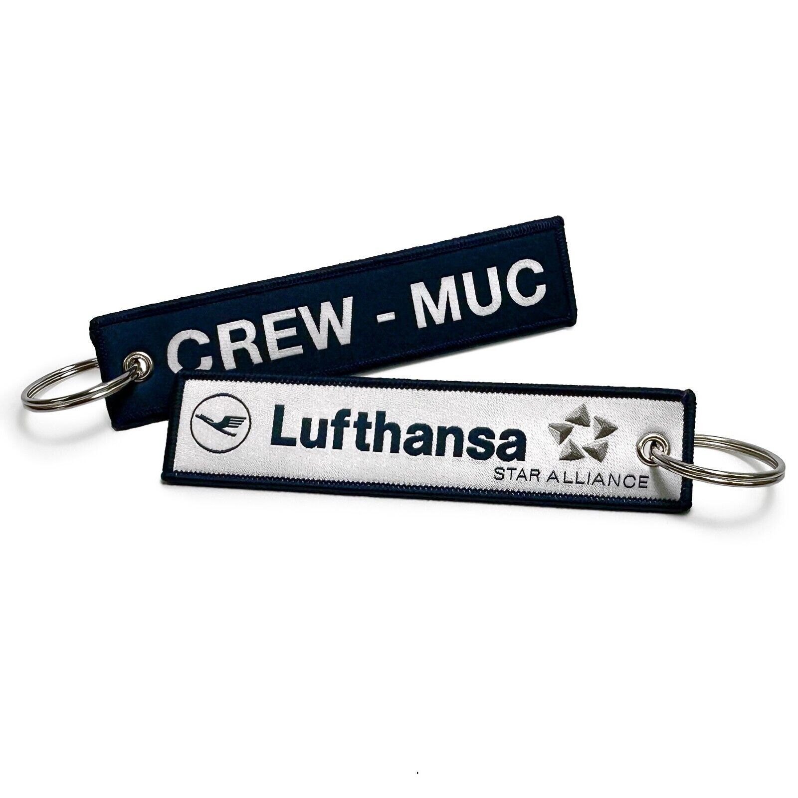 Lufthansa CREW-MUC Keychains x2