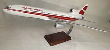TWA L-1011 model on wood and metal stand picture