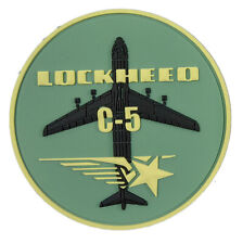 Lockheed Martin® C-5 Galaxy® (Ashtray) PVC Patch – With Hook and Loop, Officiall picture