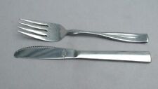 Vintage - DELTA AIRLINES l- (2) Pcs ABCO Stainless FORK & KNIFE picture