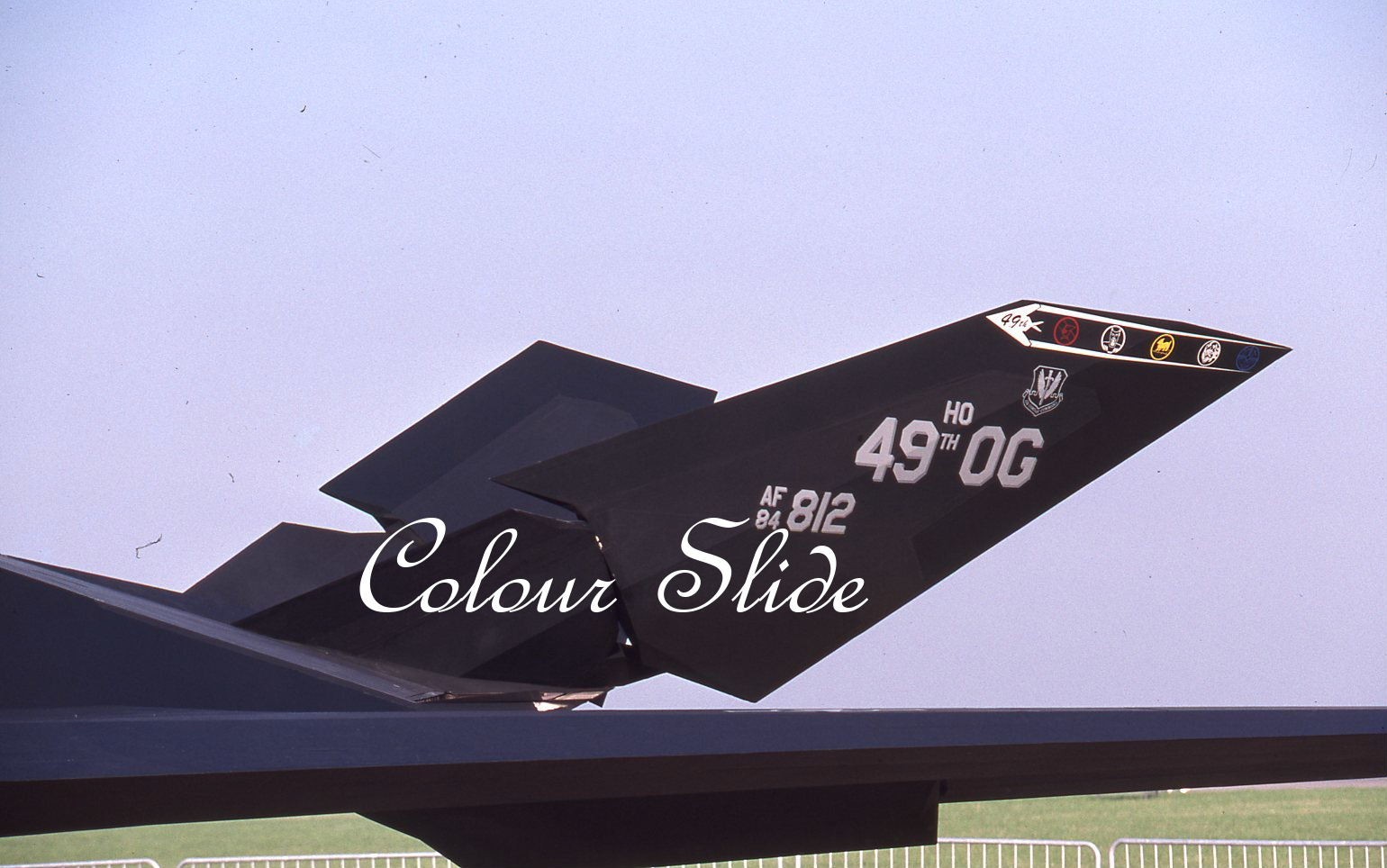 USAF F-117A Nighthawk 84-0812, Cottesmore, 3 Colour Slides, Aviation Aircraft USAF F-117A Nighthawk 84-0812, Cottesmore, 3 Colour Slides, Aviation Aircraft