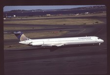 Orig 35mm airline slide Continental Airlines MD-82 N809NY picture