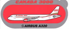 Official Airbus Industrie Canada 3000 A320 Sticker picture