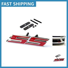 3D OEM Grille SS Emblem Badge in Chrome & Red – Universal Fit for ZL1 1LE picture