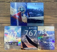 2015 Delta Airlines Boeing Model 767 Trading Card Lot picture