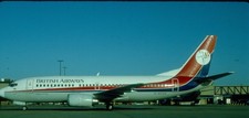 R-117  G-SCUH  BRITISH AIRWAYS B737-300  DAN AIR COLORS    ORIGINAL KODAK SLIDE picture
