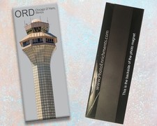 ORD Chicago O'Hare Int'l Airport Tower Handmade 2