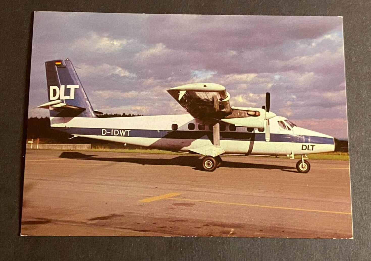 DLT DeHavilland DHC-6-300 Twin Otter Aircraft Postcard