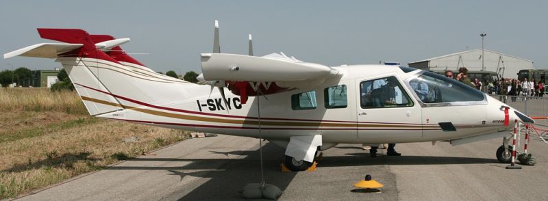 OMA Sud Skycar Private Airplane Wood Model  New