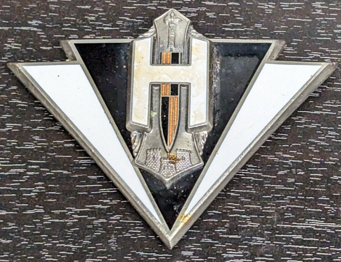 Hupmobile Hupp Motor Car Company Radiator Emblem Badge 1930-33 Detroit Vintage