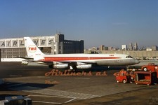 TWA Convair 880 N802TW at EWR in November 1971  8