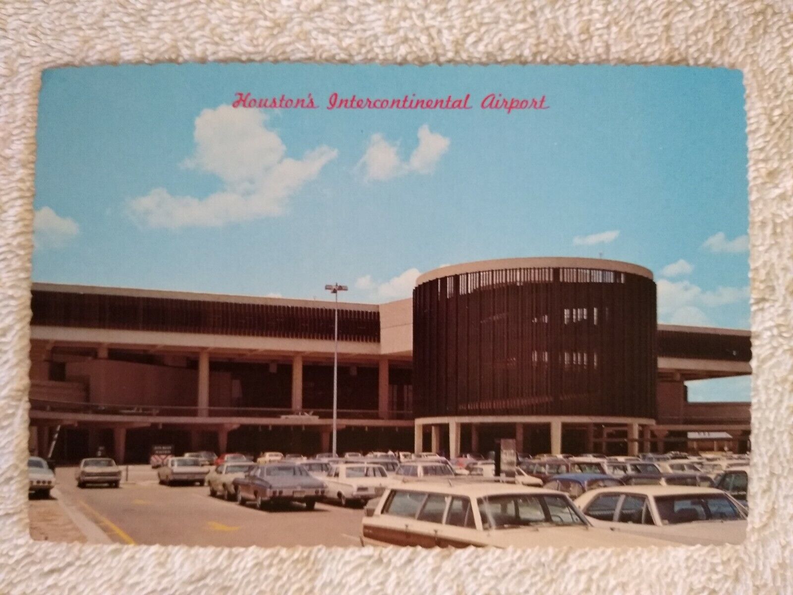 Vintage Houston Intercontinental Airport Postcard Texas