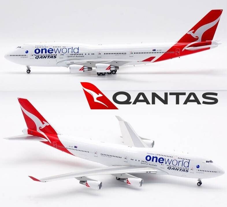 InFlight 1/200 IF744QA0523 Boeing 747-400 Qantas Oneworld VH-OEF
