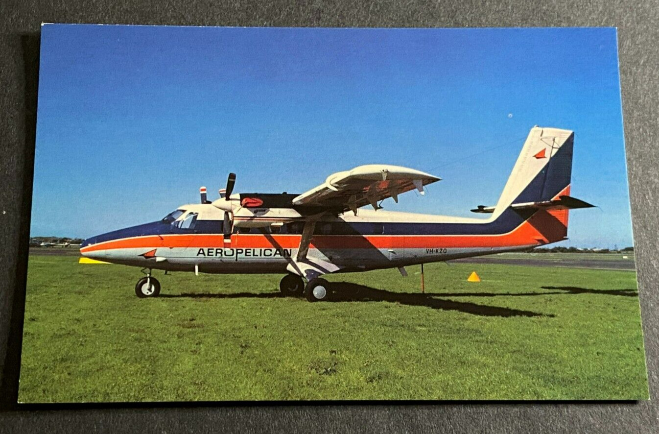Aeropelican DeHavilland DHC-6 Twin Otter 300 Aircraft Postcard