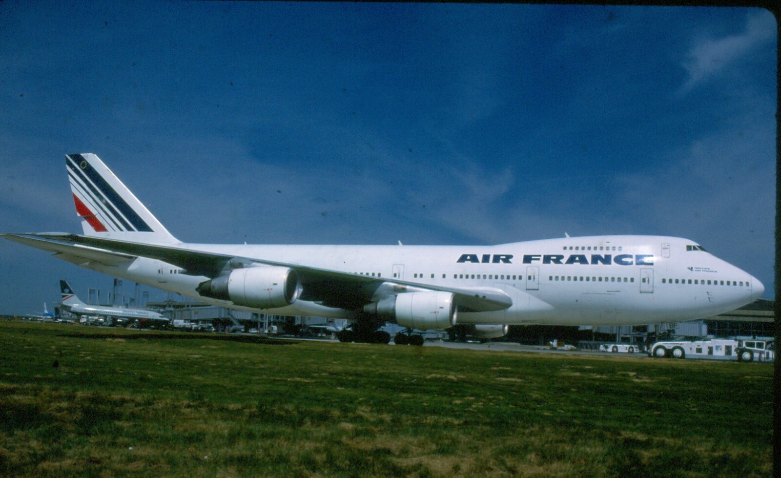 F-GCBF AIR FRANCE B747-200B ORIGINAL KODAK SLIDE G-023 F-GCBF AIR FRANCE B747-200B ORIGINAL KODAK SLIDE G-023