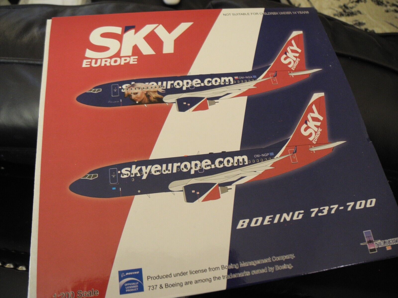 Extremely RARE 1:200 Inflight SkyEurope Boeing 737-700 OM-NGA 23261 Only 168