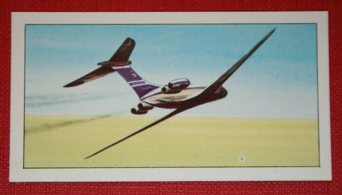 BOAC Vickers Armstrong VC-10  Airliner   Illustrated Card  KB07
