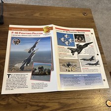Aircraft of the World Profile Sheet Lockheed Martin F-16 Fighting Falcon picture