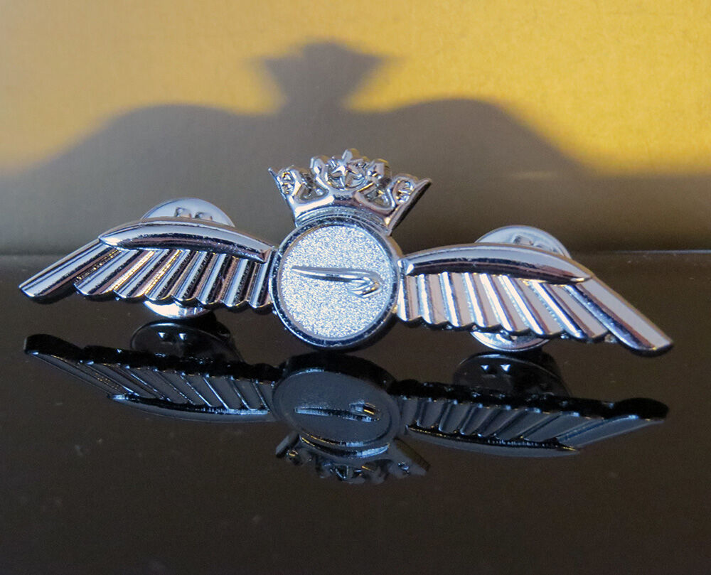 British Airways Crew BA PILOT Wings Pin Insignia silver Badge 60mm replica WING 