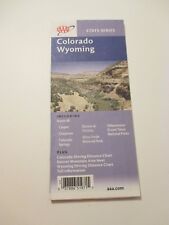 2005 AAA Colorado Wyoming State Series Highway Road Map picture