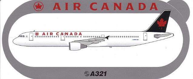 Official Airbus Industrie Air Canada A321 in Old Color Sticker