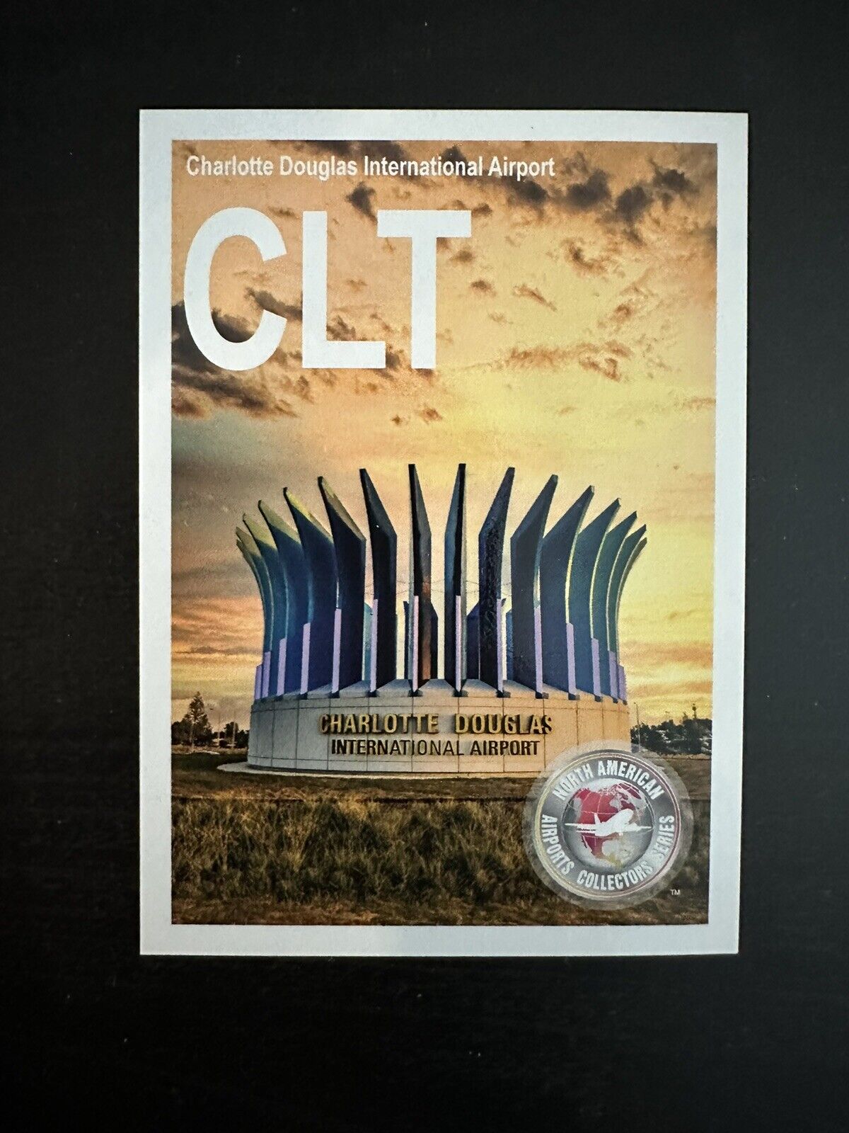 RARE CLT-005 Airport Trading Card CLT Charlotte Douglas International 2023