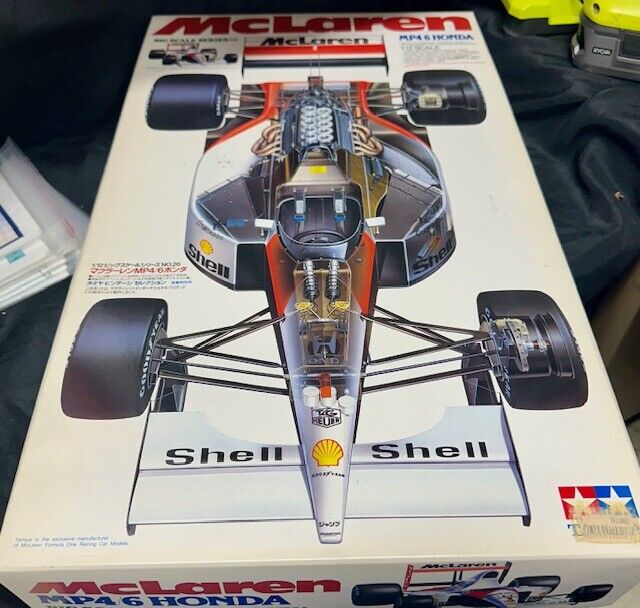 TAMIYA 1/12 McLaren Honda MP4/6 Big Scale Kit 12029 Ayrton Senna Extra Decals
