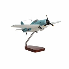 NEW Grumman F4F Wildcat Large Mahogany Model picture