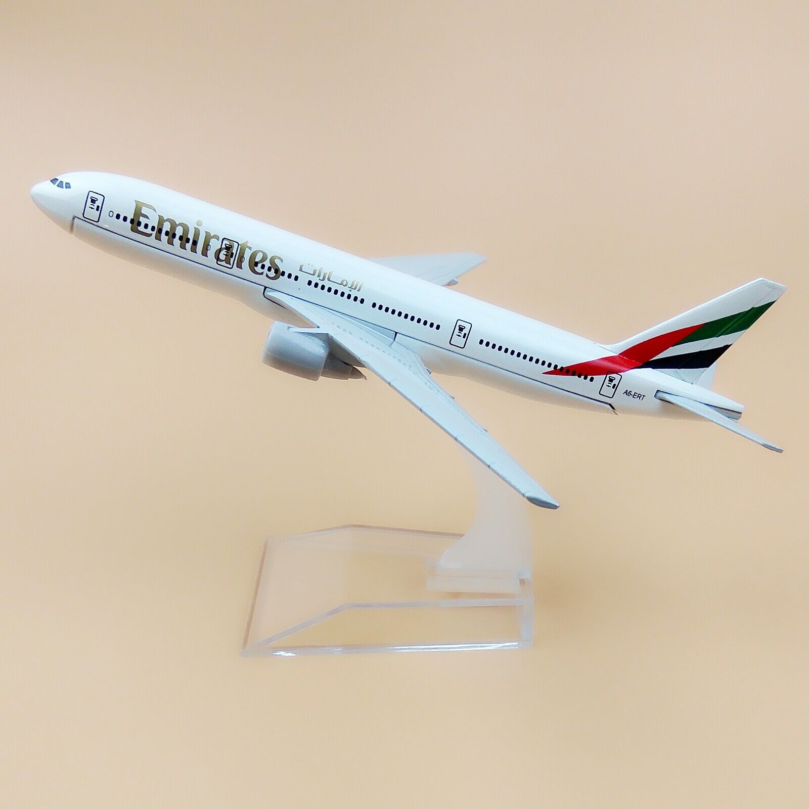 16cm Air Emirates Airlines Boeing B777 Diecast Airplane Model Plane Aircraft