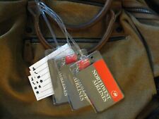 Northwest Airlines Luggage Tags - Vintage Red Gray Logo Playing Cards Set (3) picture