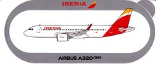 Official Airbus Sticker:  Iberia A320neo picture