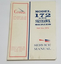 Cessna 172 & Skyhawk 1969 thru 1976 Service Manual P/N D972-13 (1024-1290) picture