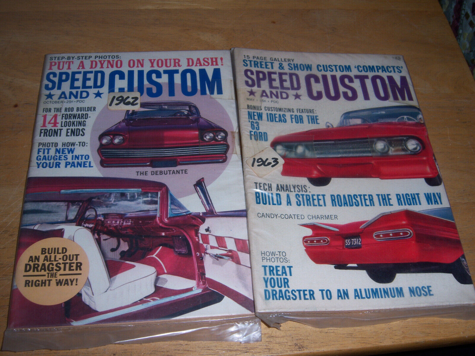 Speed and Custom magazine - Oct 62 and May 63.