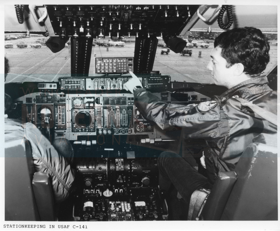 Lockheed C-141A StarLifter Cockpit - U S  Air Force - Original Photo