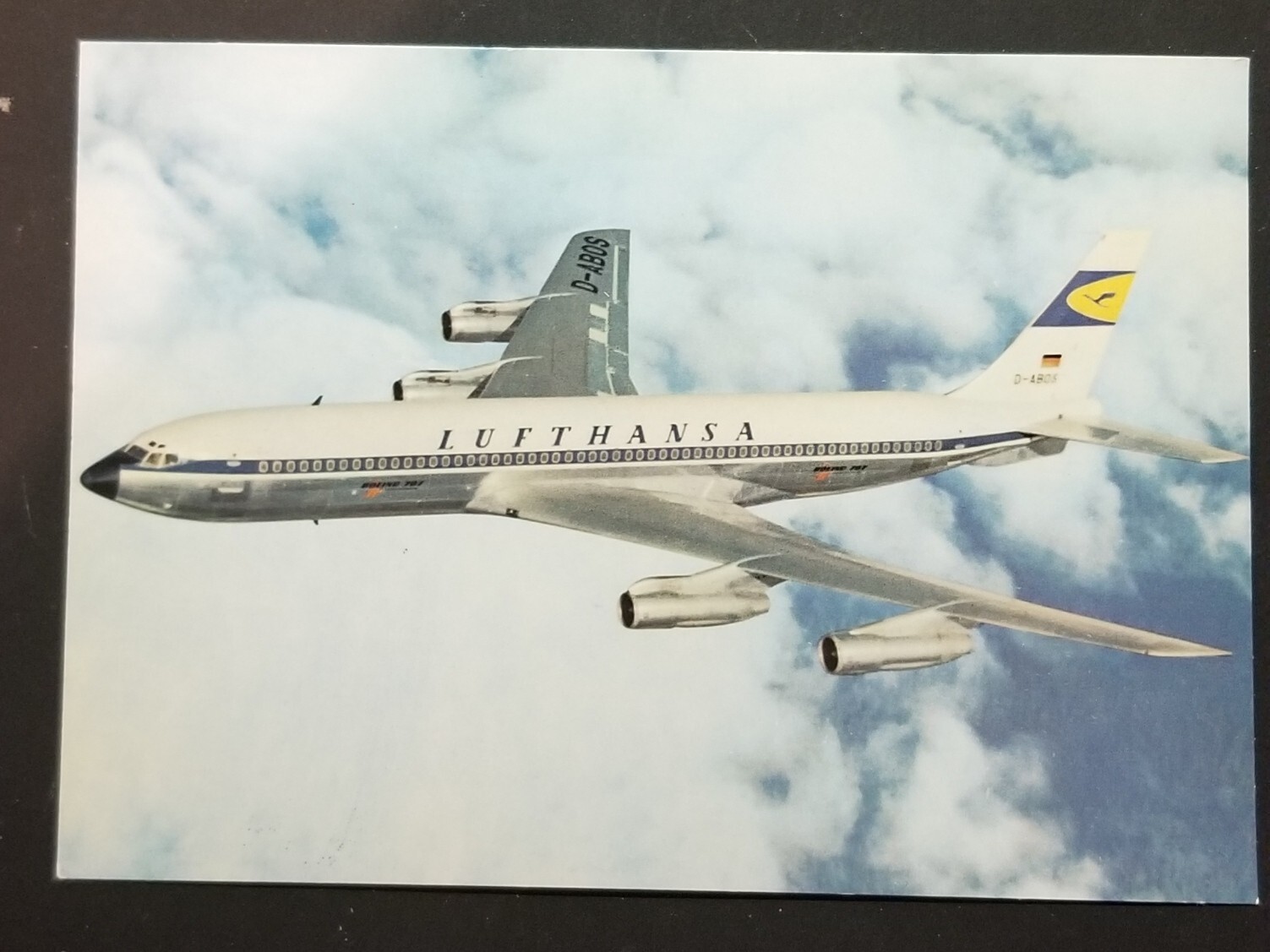 LUFTHANSA AIRLINES Germany Boeing 707 Postcard Post Card Unused z8034 LUFTHANSA AIRLINES Germany Boeing 707 Postcard Post Card Unused z8034