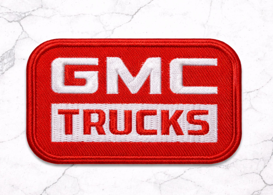 GMC TRUCKS EMBROIDERED IRON ON PATCH 3