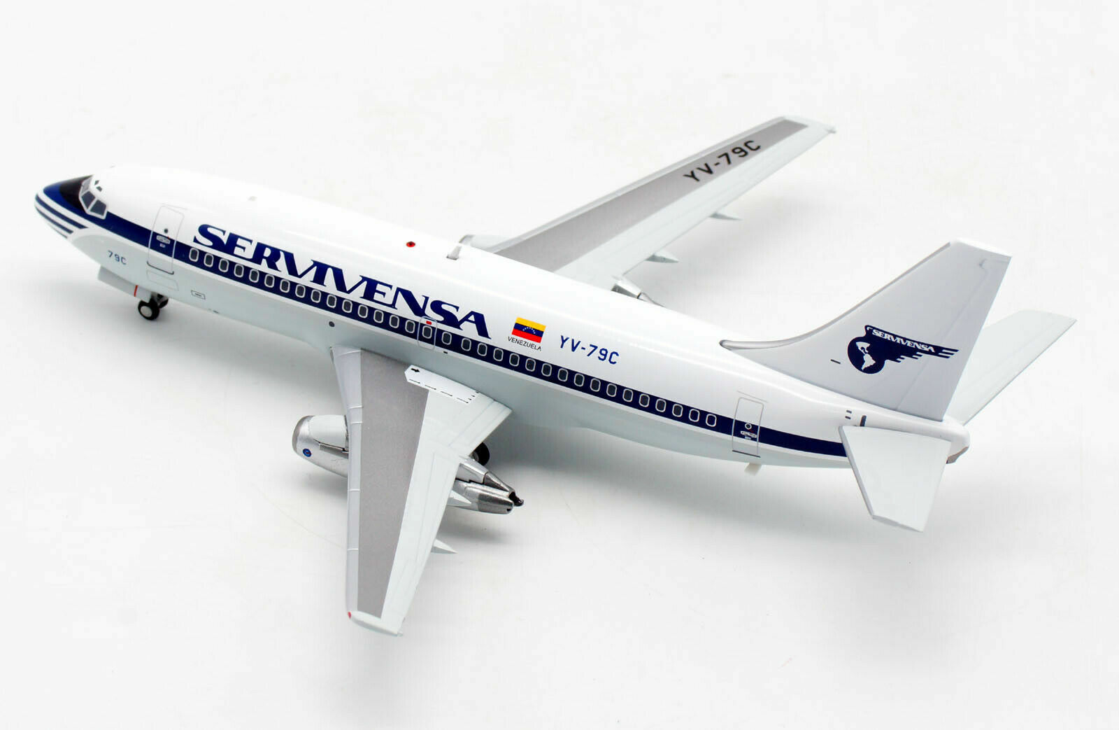 1:200 INF200 Servivensa 737-200 YV-79C with stand