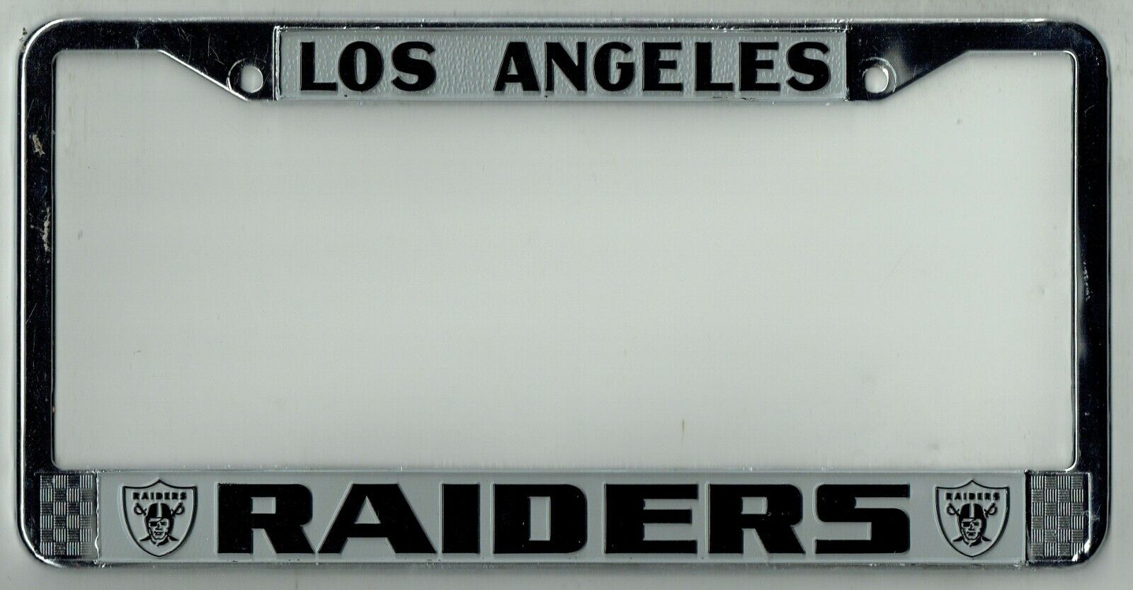RARE Los Angeles L.A. Raiders GANG MEMBER Vintage California License Plate Frame